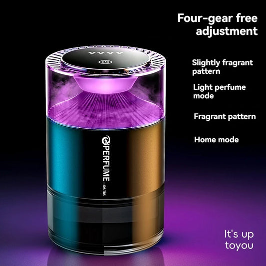 Smart Car Aroma Diffuser | Cloud Mist, RGB Light & Sound Sensor