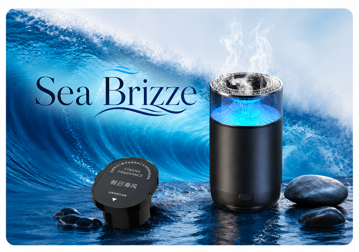 Smart Car Air Freshener & Aromatherapy Diffuser with RGB Light