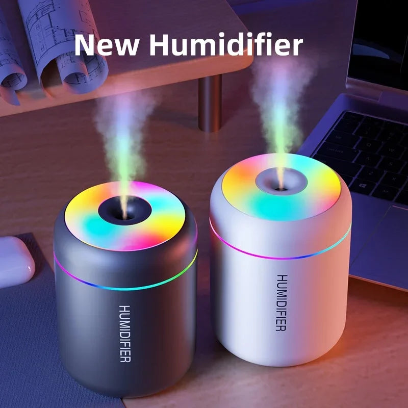 180ML Mini USB Aroma Diffuser | Portable Ultrasonic Humidifier for Car, Home & Bedroom