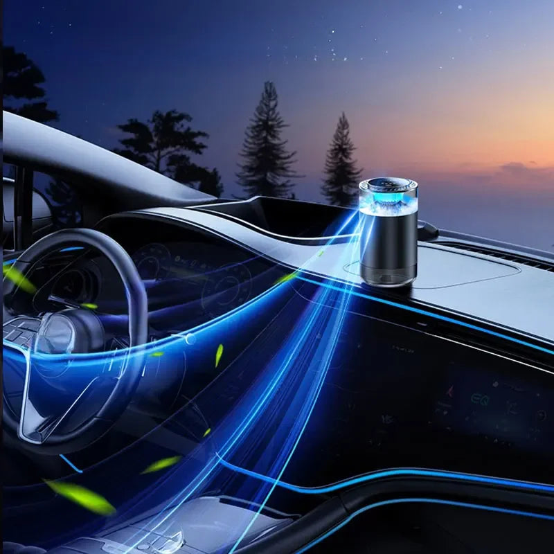 Smart Car Air Freshener & Aromatherapy Diffuser with RGB Light