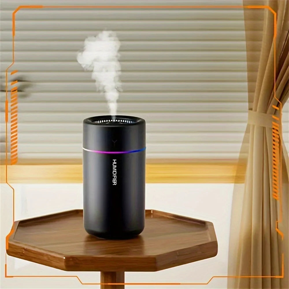 Mini Car Humidifier with Colorful LED | Silent Ultrasonic Aromatherapy Diffuser