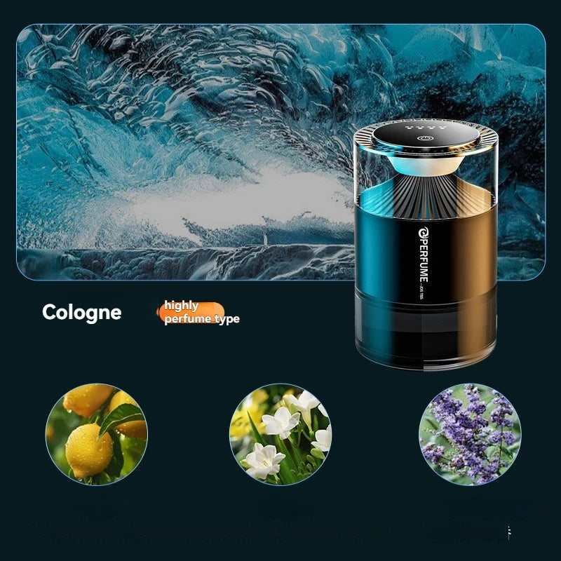 Smart Car Aroma Diffuser | Cloud Mist, RGB Light & Sound Sensor