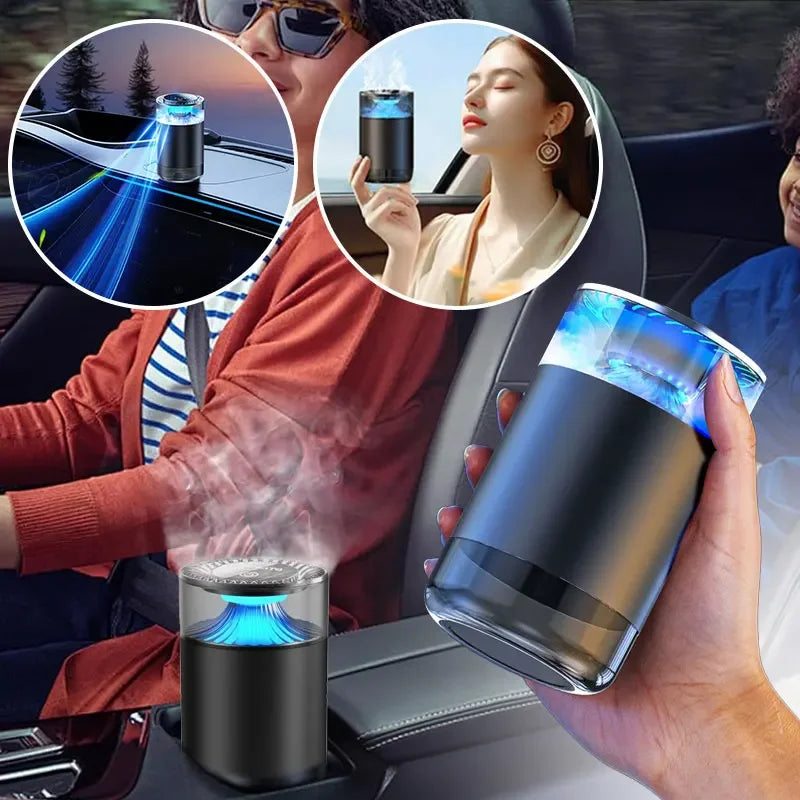 Smart Car Air Freshener & Aromatherapy Diffuser with RGB Light