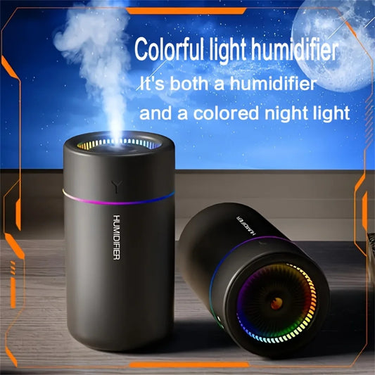 Mini Car Humidifier with Colorful LED | Silent Ultrasonic Aromatherapy Diffuser