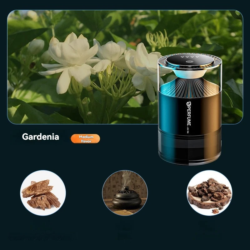 Smart Car Aroma Diffuser | Cloud Mist, RGB Light & Sound Sensor
