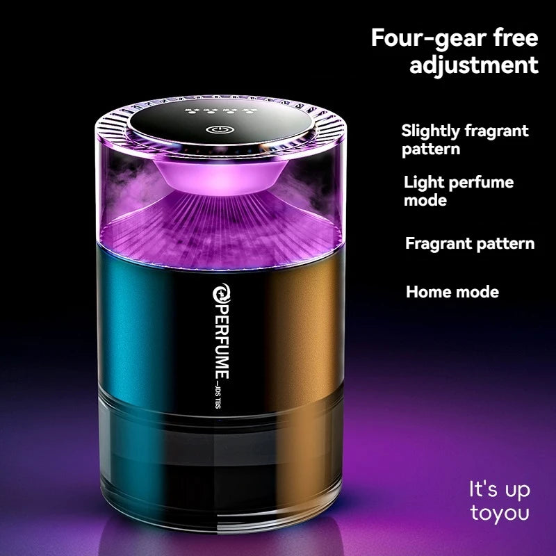 Smart Car Aroma Diffuser | Cloud Mist, RGB Light & Sound Sensor