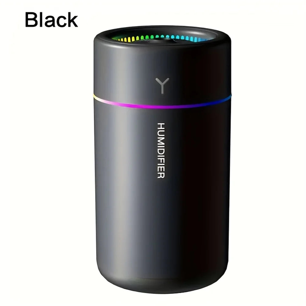 Mini Car Humidifier with Colorful LED | Silent Ultrasonic Aromatherapy Diffuser