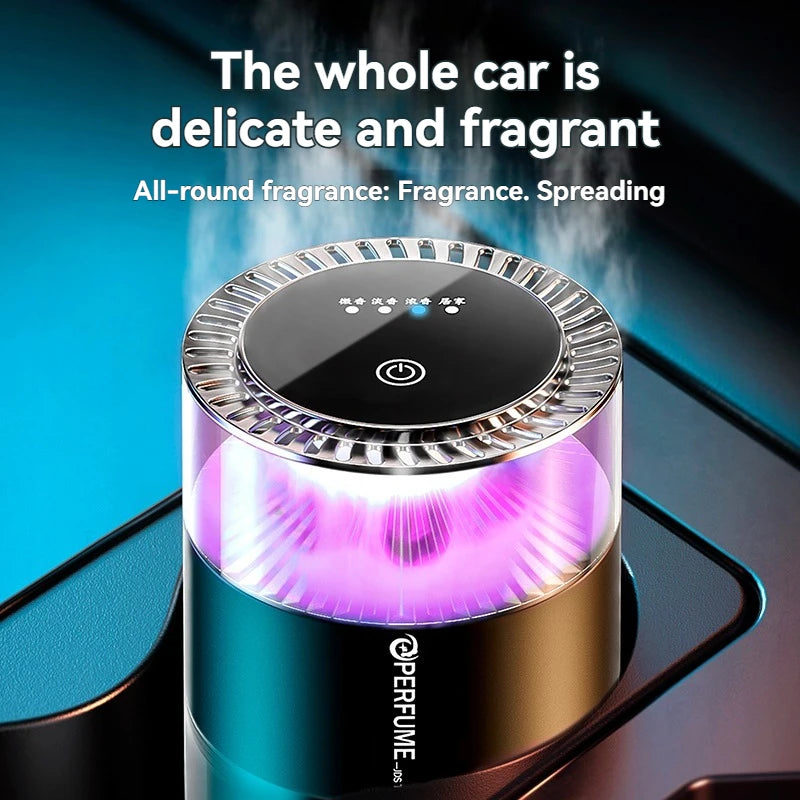 Smart Car Aroma Diffuser | Cloud Mist, RGB Light & Sound Sensor